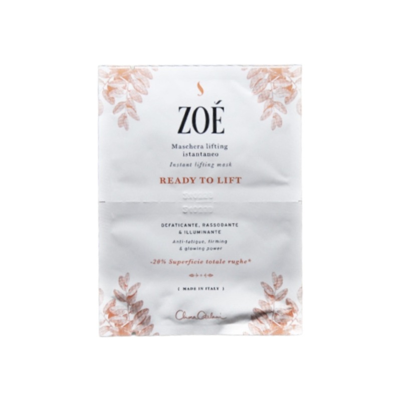 Ready to Lift Maschera Antirughe Attivatrice di Luminosità con Vitamina C e Peptidi - Zoé Cosmetics