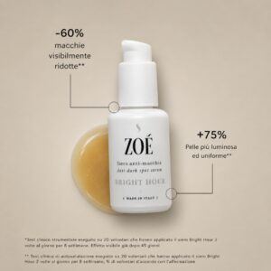 Bright Hour Siero Viso Antimacchia con Brightenyl® - Zoé Cosmetics