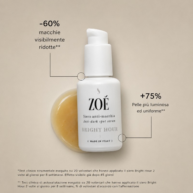 Bright Hour Siero Viso Antimacchia con Brightenyl® - Zoé Cosmetics - immagine 2