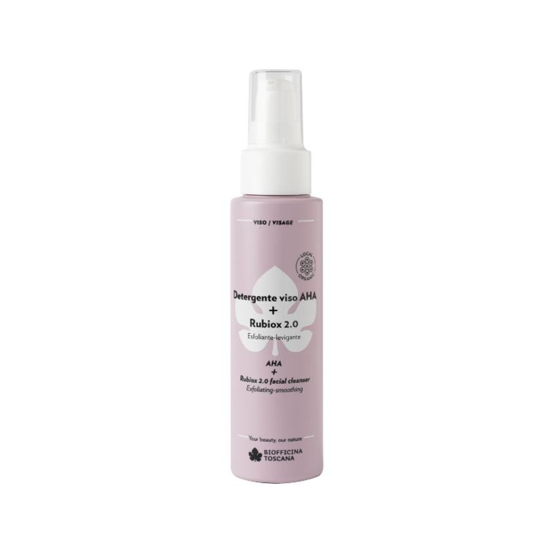 Detergente viso AHA + Rubiox 2.0 100ml - Biofficina Toscana