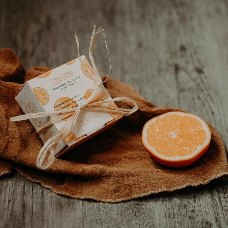 California - Bagno e crema doccia solido per pelli normali - Ethical Grace