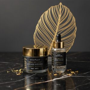 Combo Gold Anti-Age Siero Tensore + Crema Intensiva Rimpolpante - Apiarium