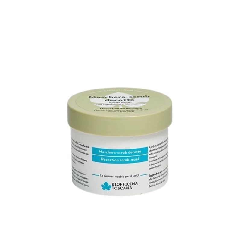 Maschera-scrub capelli decotto 200ml - Biofficina Toscana