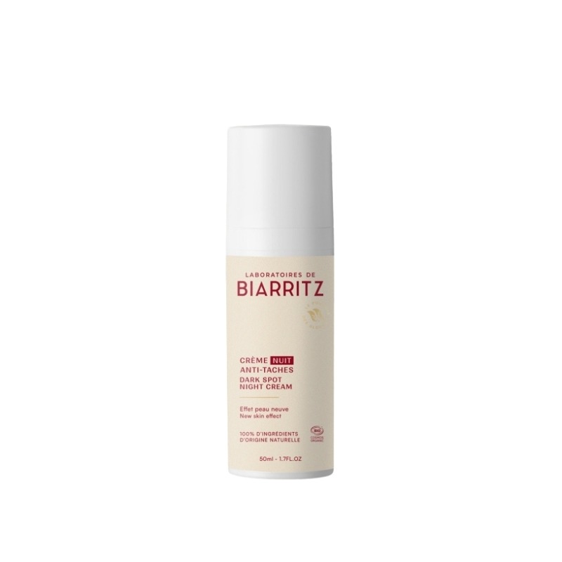 Crema Notte Anti-Macchie Bio con Alghe e PHA Naturali - Laboratoires de Biarritz