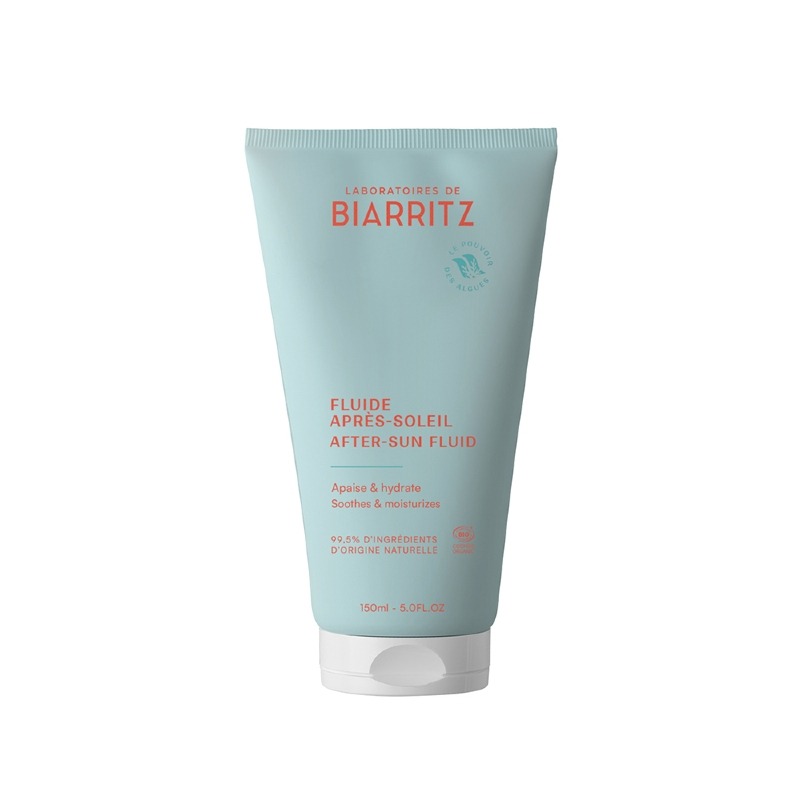 Fluido Dopo Sole Bio Lenitivo, Idratante e Riparatore Viso e Corpo - Laboratoires de Biarritz
