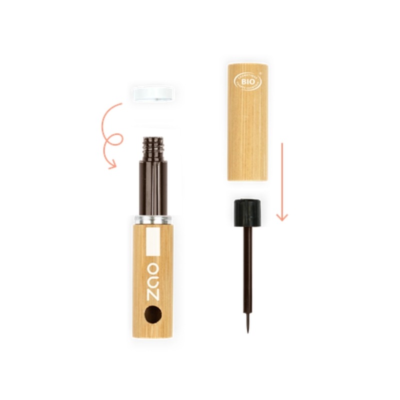 EyeLiner pennello 071 Marrone Scuro - Zao Organic – Bild 2