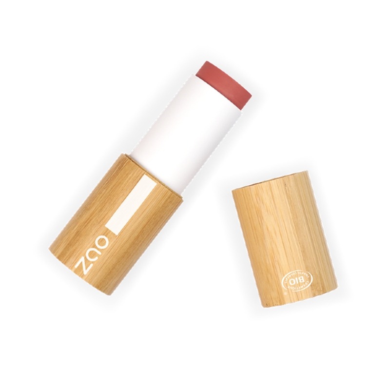 Blush stick labbra guance 842 Papavero Rosa - Zao Organic