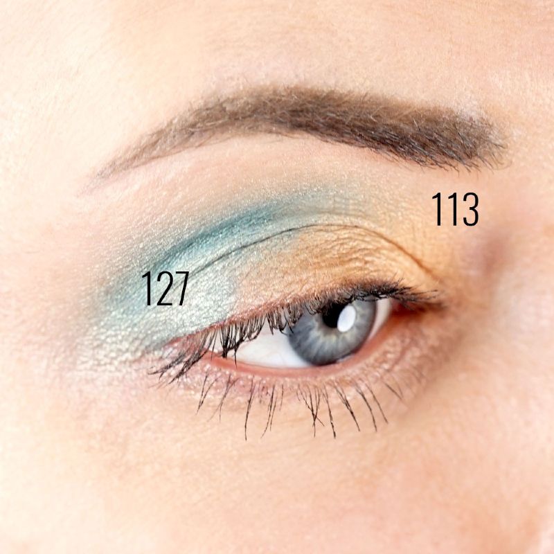 Ricarica Ombretto perlato rettangolare 127 Blu Pavone - Zao Makeup – Bild 3