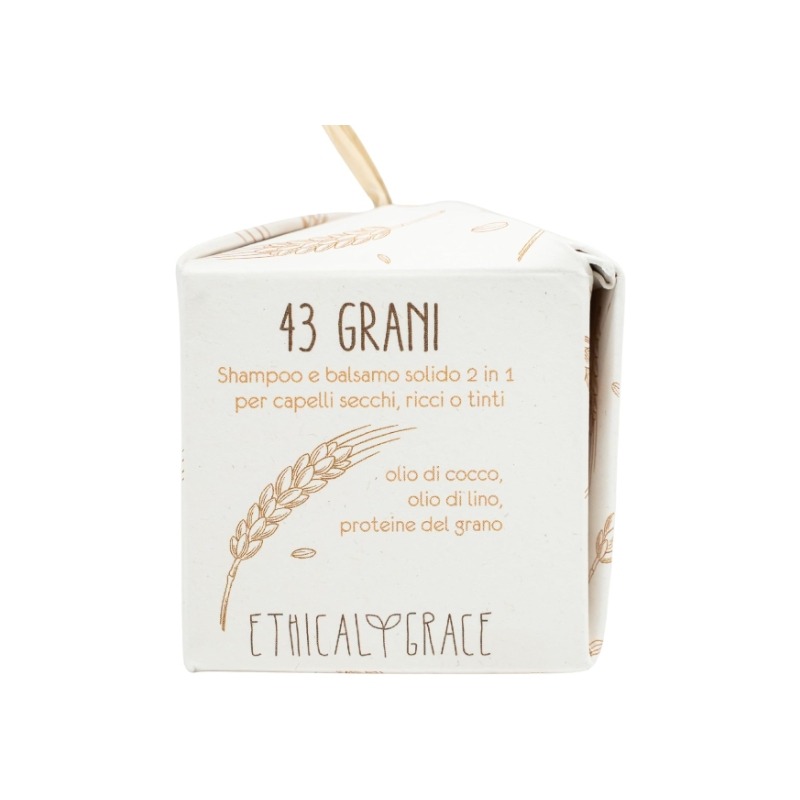 43 Grani - Shampoo e balsamo solido 2in1 per capelli secchi - Ethical Grace
