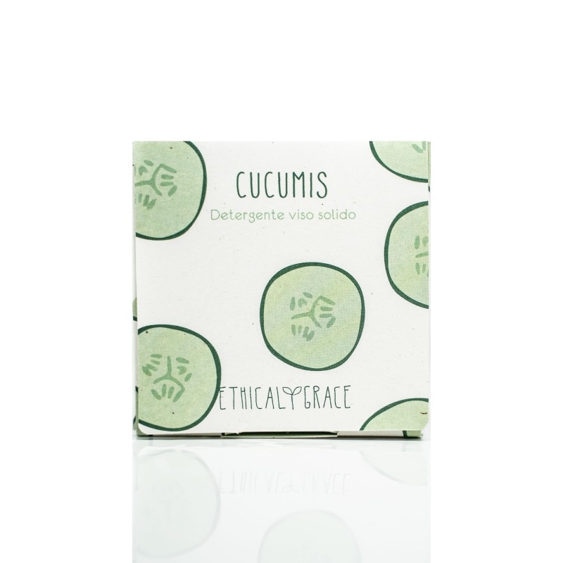 Cucumis - Detergente viso solido purificante al cetriolo e lavanda - Ethical Grace