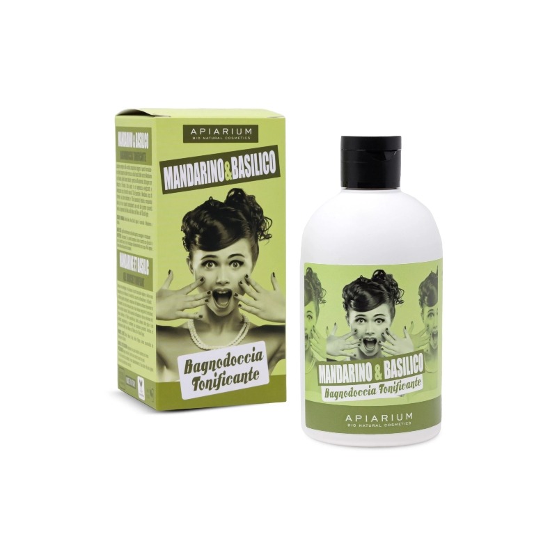 Mandarin and Basil Shower Gel 300ml - Apiarium