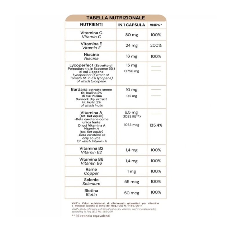 Tanning Booster Integratore 30 CPS - Eterea - immagine 2