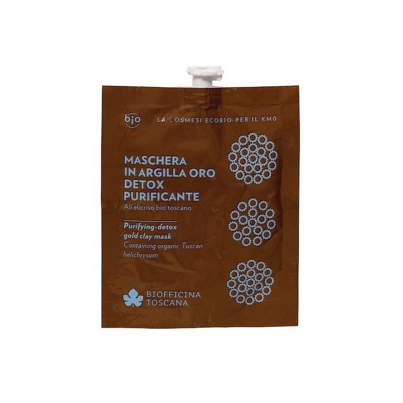 Maschera in argilla oro detox-purificante - Biofficina Toscana