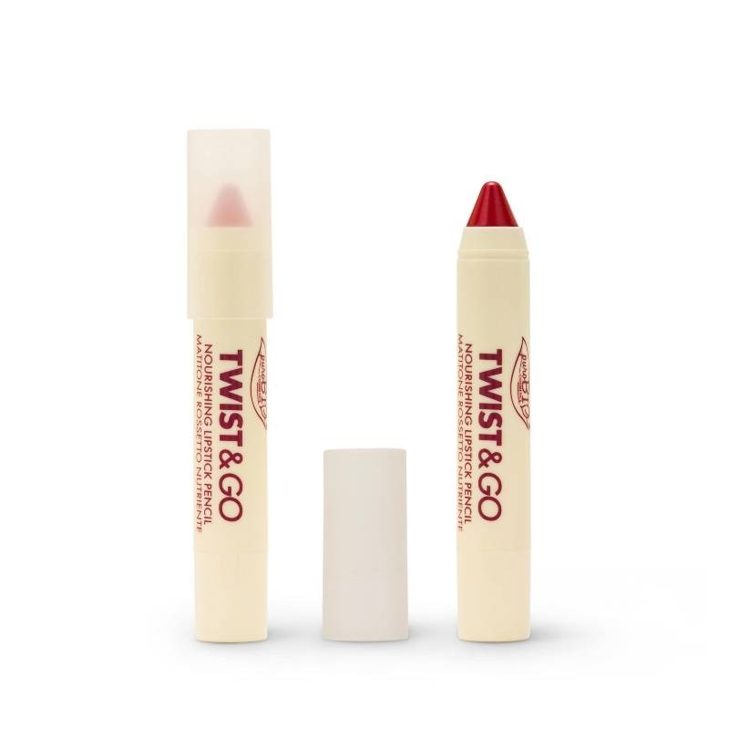 Twist&Go Matitone Rossetto Nutriente 505 Rosso Lampone - puroBio - immagine 3