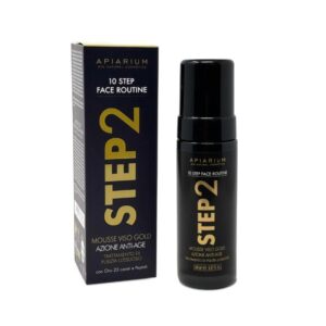 Mousse viso detergente Anti-Age Gold Step 2 - 150ml - Apiarium