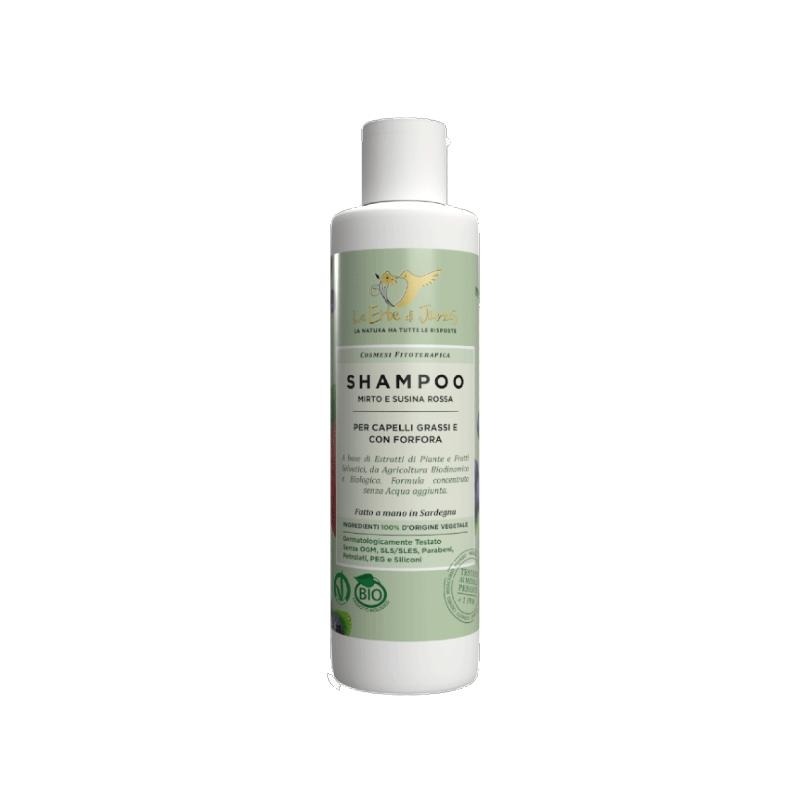 Shampoo Capelli grassi e forfora 50ml - Le Erbe di Janas