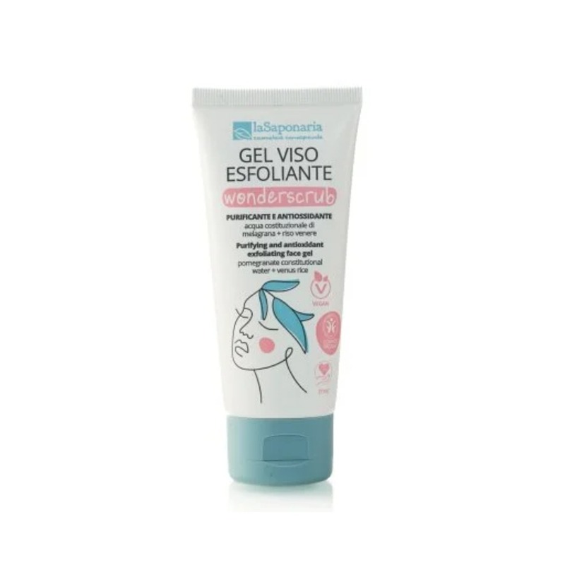 WonderScrub Gel esfoliante viso - La Saponaria