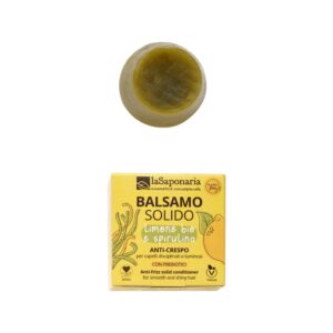 Balsamo solido lucidante e anticrespo - La Saponaria