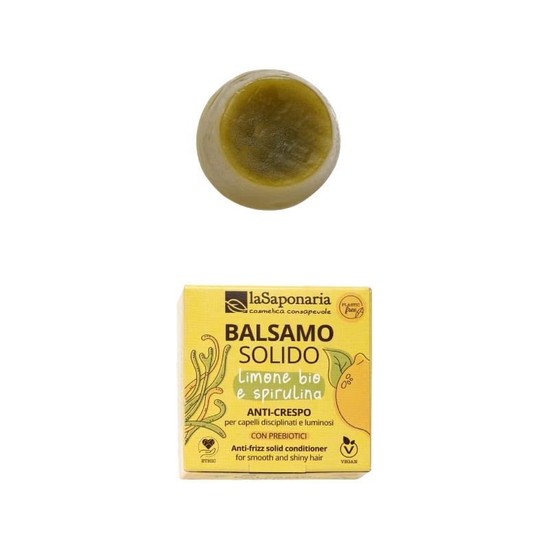 Balsamo solido lucidante e anticrespo - La Saponaria