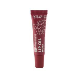 Lip Oil Colorato Mora - Olio Labbra Intenso Rimpolpante e Nutriente - La Saponaria