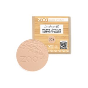Ricarica Cipria Compatta Viso 302 Beige Rosato - Zao Makeup