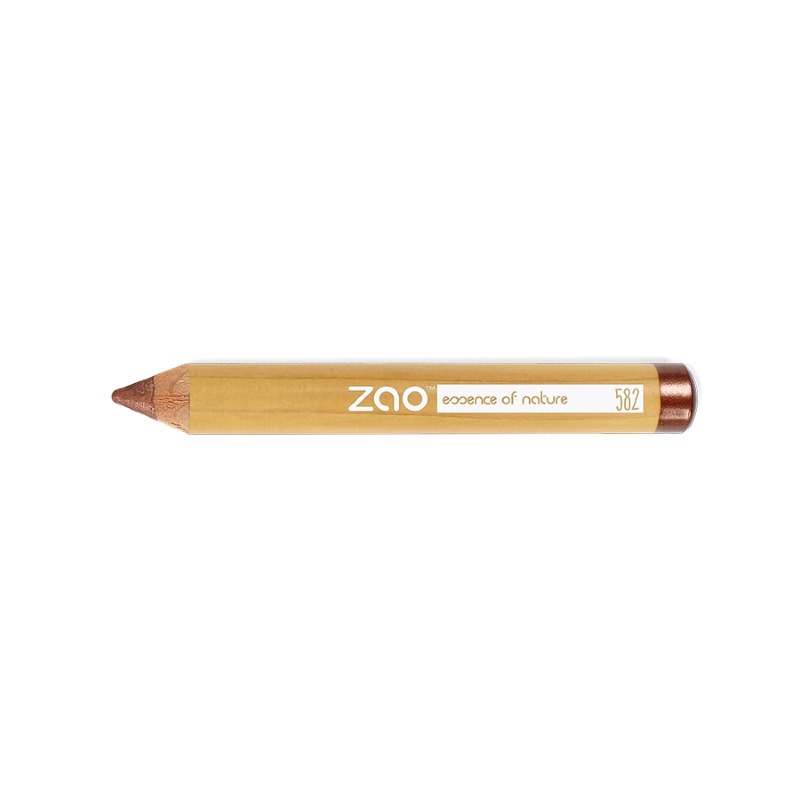 Matita Jumbo occhi 582 Marrone iridescente - Zao Organic - immagine 4