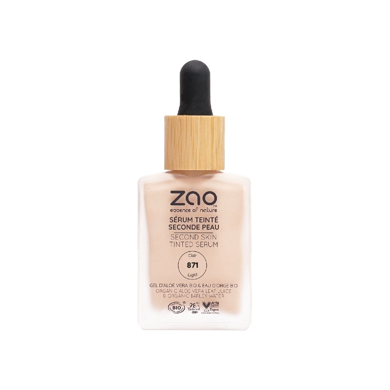 Siero colorato seconda pelle 871 Chiaro - Zao Makeup