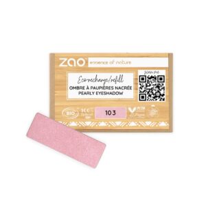 Ricarica Ombretto perlato rettangolare 103 Rosa Antico - Zao Makeup