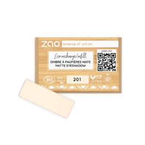 Ricarica Ombretto Opaco Rettangolare 201 Avorio - Zao Makeup