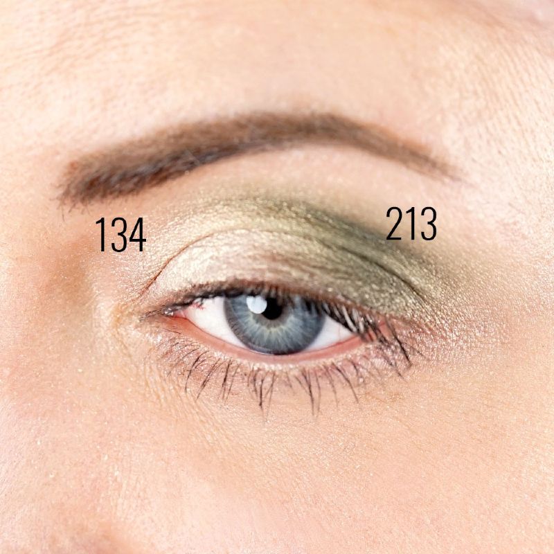 Ricarica Ombretto Opaco Rettangolare 213 Verde Militare - Zao Makeup - immagine 3
