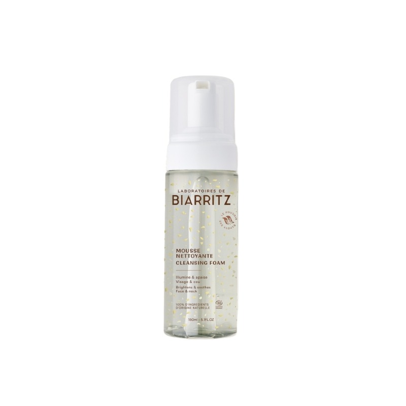 Mousse Detergente illuminante e lenitiva 150ml - Laboratoires de Biarritz