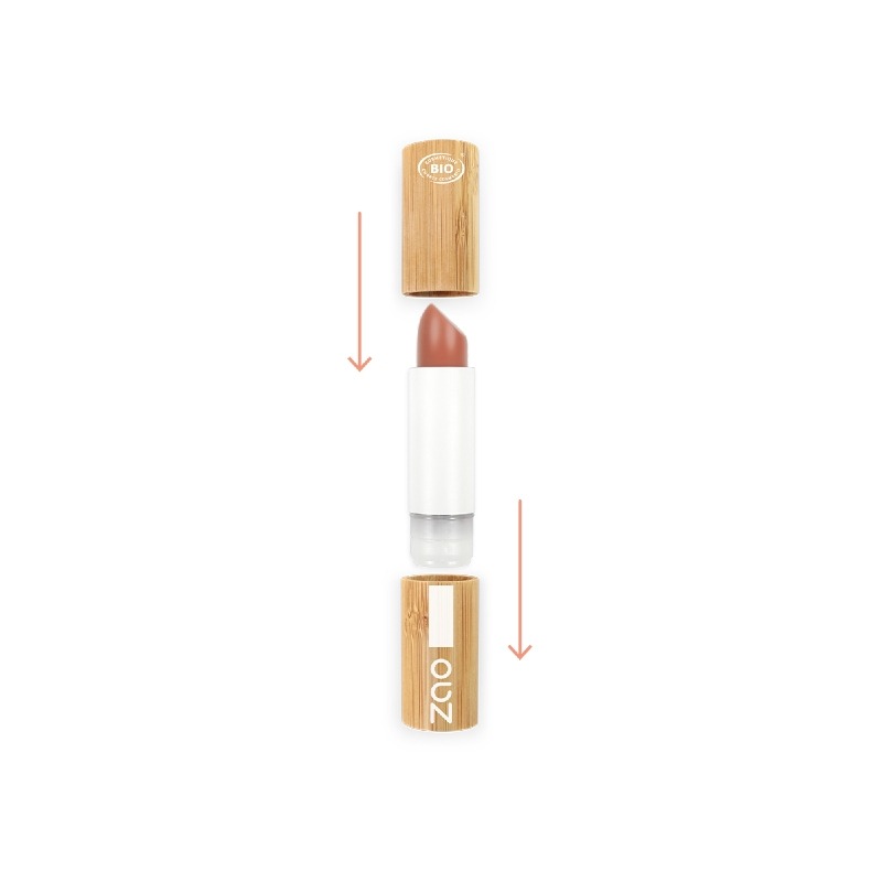 Balsamo Labbra Color & Repulp 486 Arancione nude - Zao Makeup - Image 3