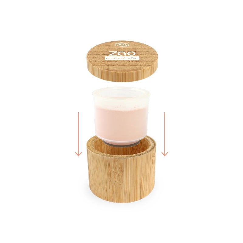 Fondotinta Mineral silk 502 Beige rosato - Zao Makeup - immagine 3