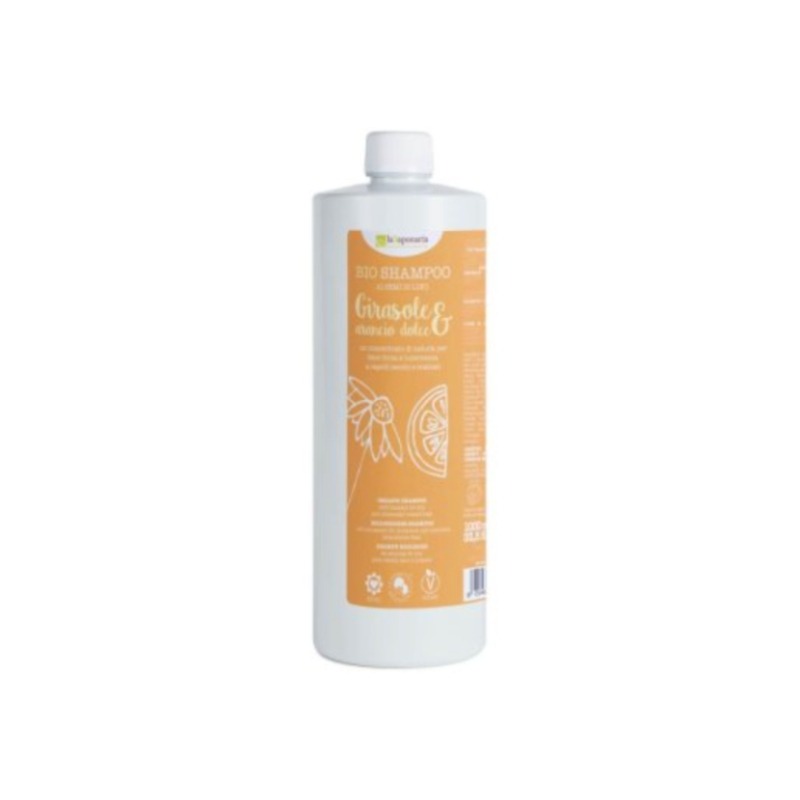 Sonnenblumen- und Süßorangen-Shampoo 1000 ml - La Saponaria