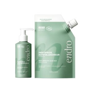 Combo Dentifricio + Ricarica Whitening alla Menta Glaciale - Endro