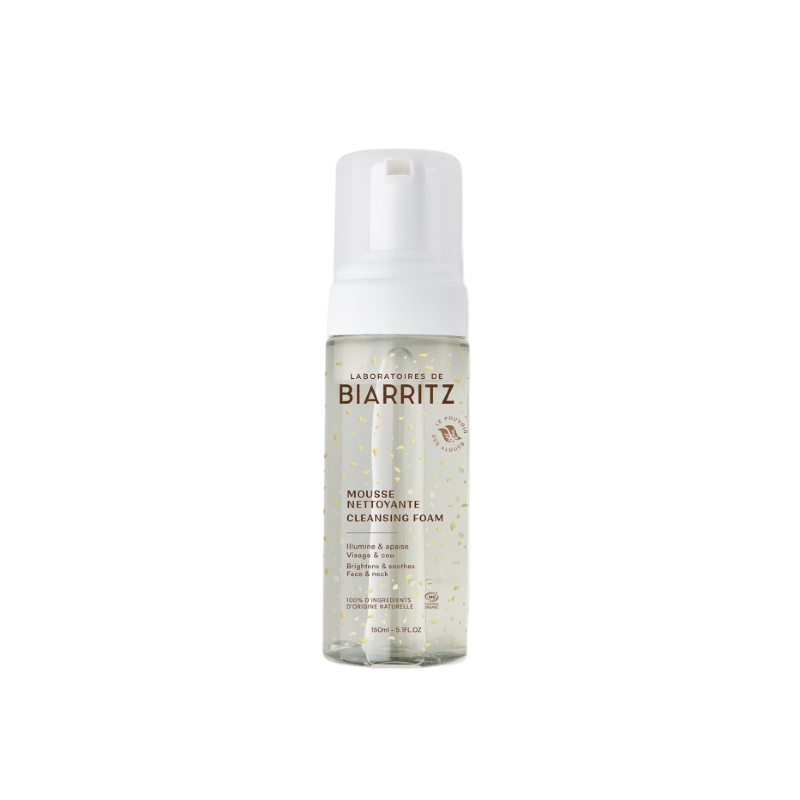 Mousse Detergente illuminante e lenitiva 150ml - Laboratoires de Biarritz