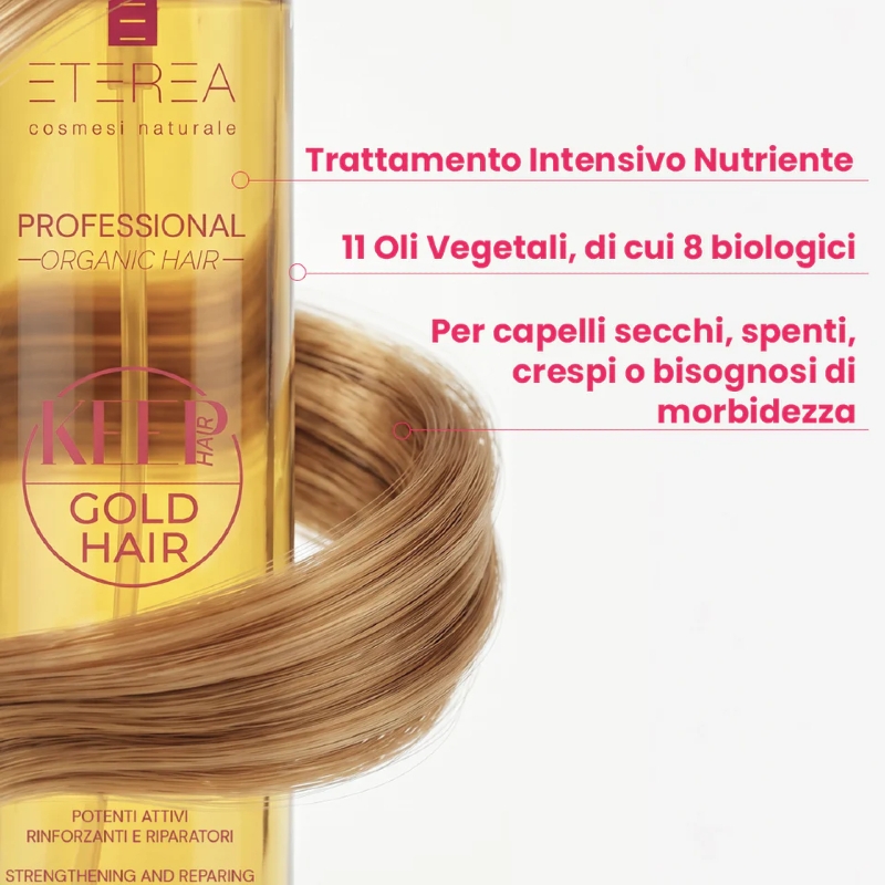 Gold Hair Impacco Pre-Shampoo Rinforzante - Etera – Bild 2