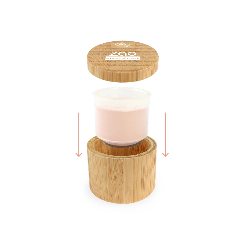 Fondotinta Mineral silk 502 Beige rosato - Zao Makeup – Bild 3
