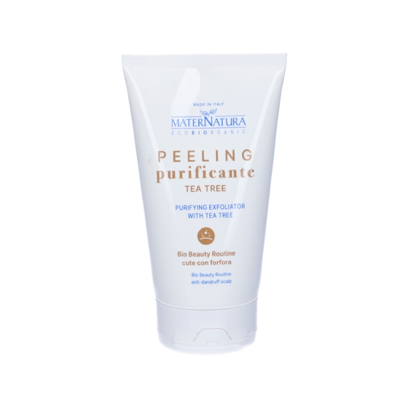 Scalp peeling with tea tree dandruff - Maternatura