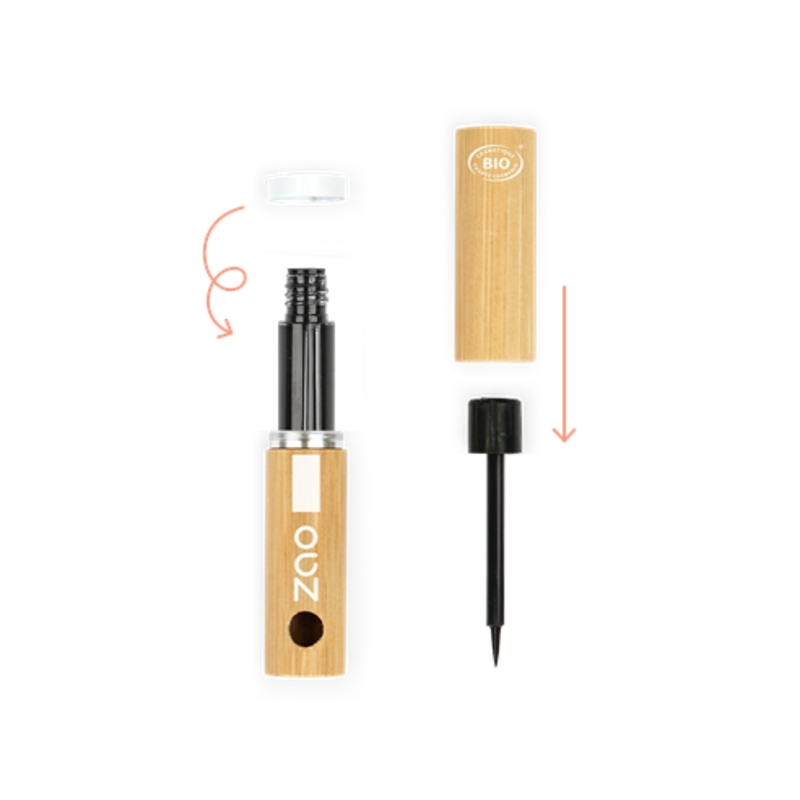 EyeLiner pennarello 066 Nero intenso - Zao Organic - Image 2