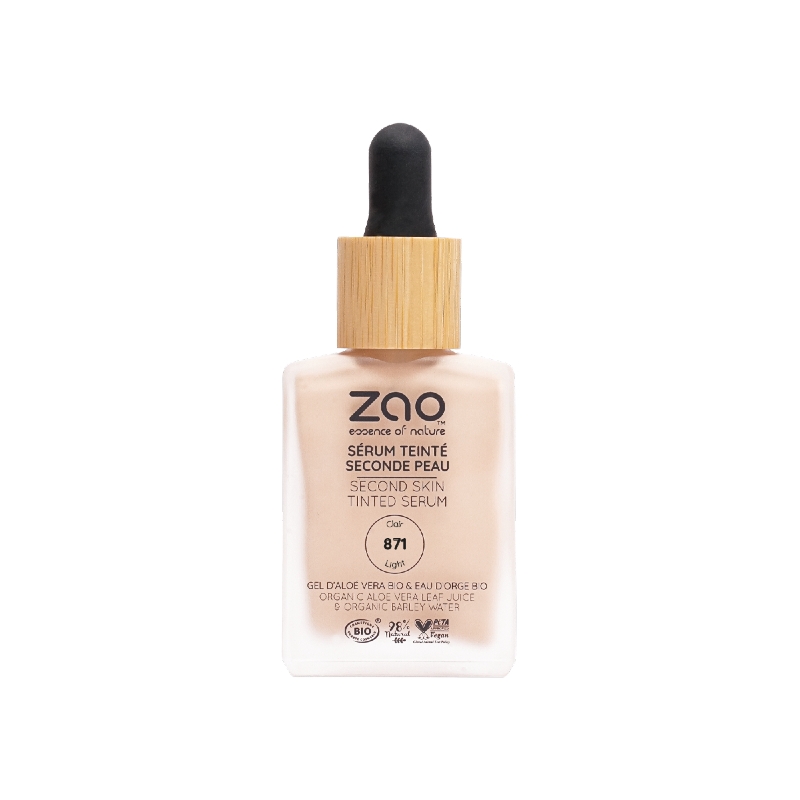 Siero colorato seconda pelle 871 Chiaro - Zao Makeup