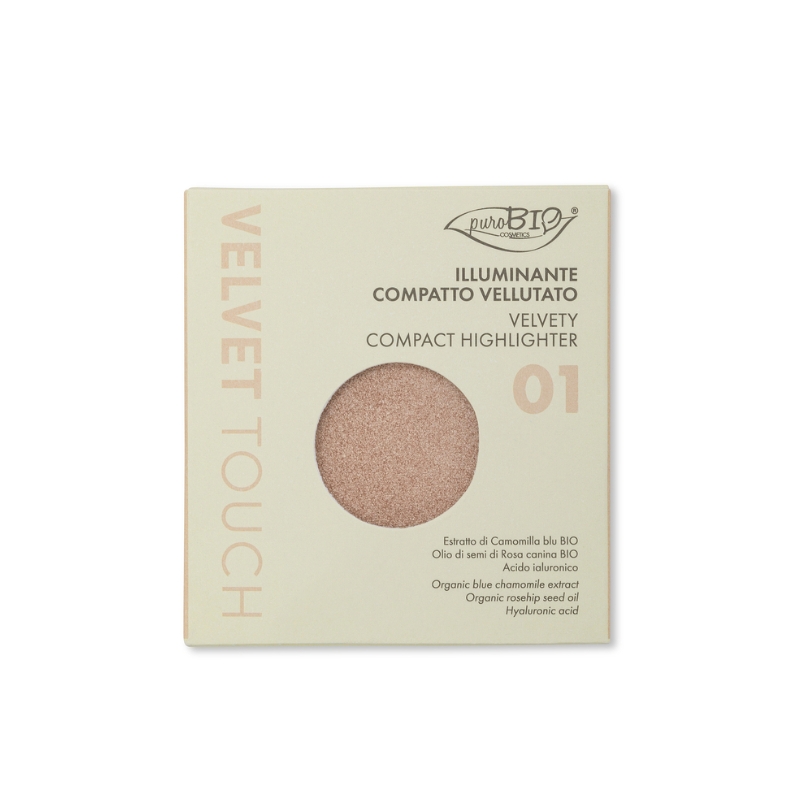 Velvet Touch - Illuminante Compatto Vellutato Refill 01 Perla Soft - puroBio
