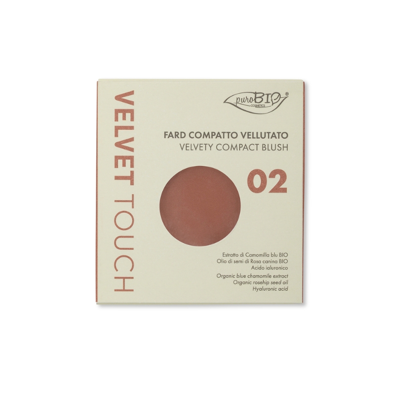 Velvet Touch - Fard Compatto Vellutato Refill 02 Nude pescato - puroBio