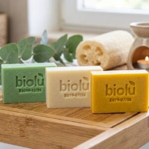 Tris Saponi Solidi Bio Universali - Olivo, Bicarbonato e Limone - Biolù