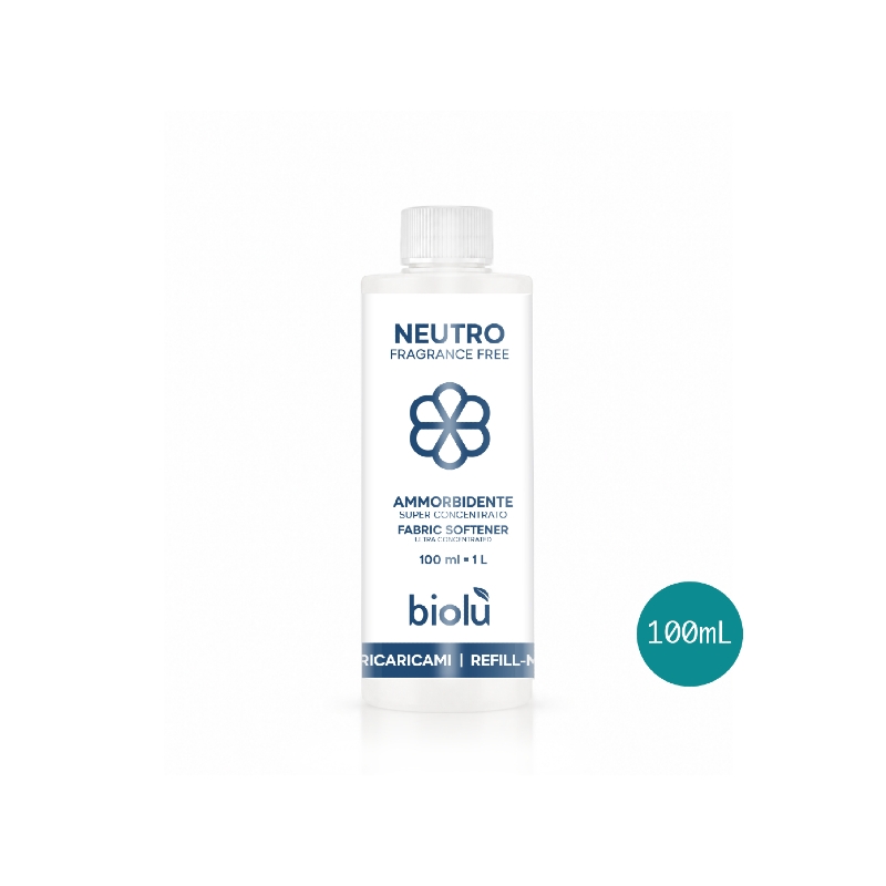 Ammorbidente Super Concentrato Neutro Senza Profumo 100ml - Biolù